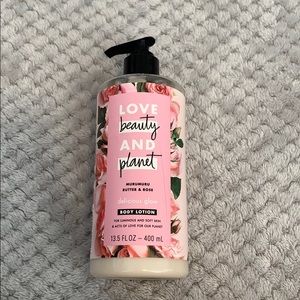 Love Beauty and planet body lotion